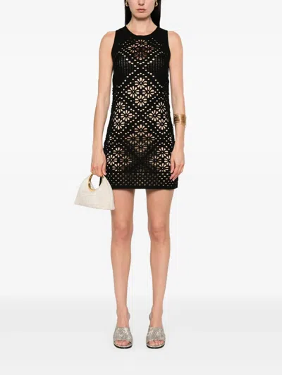 Twinset Twin-set Black Cotton Dresses