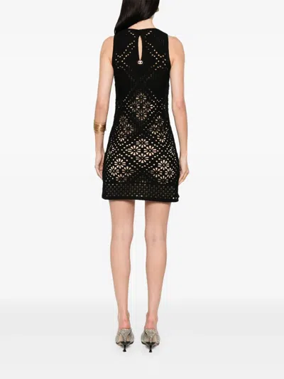 Twinset Twin-set Black Cotton Dresses