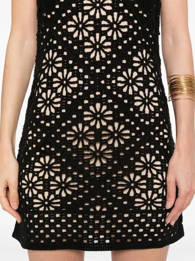 Twinset Twin-set Black Cotton Dresses