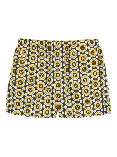 Valentino Costume Da Bagno In Nylon Con Stampa Bulles Royales