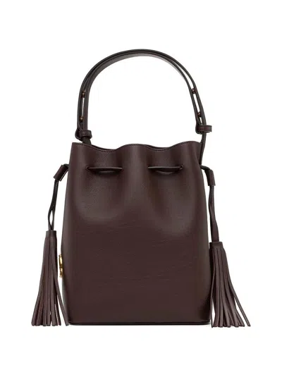 Valentino So Seau Tasseled Leather Shoulder Bag