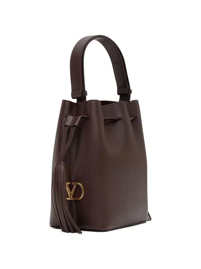 Valentino So Seau Tasseled Leather Shoulder Bag