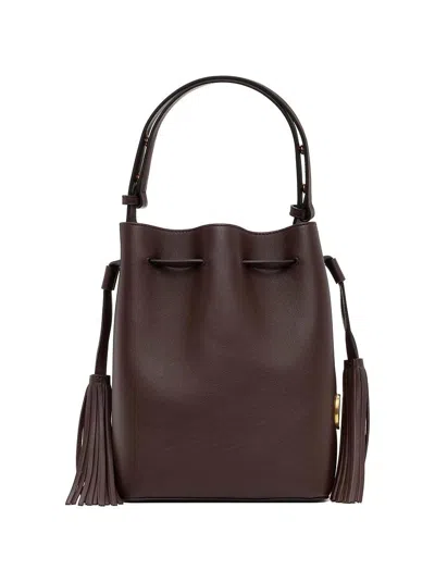 Valentino So Seau Tasseled Leather Shoulder Bag
