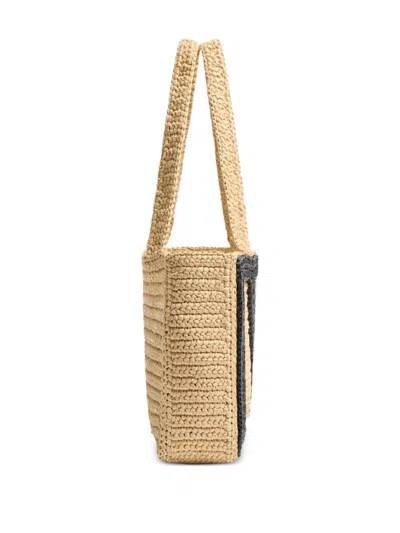 Valentino Medium Tote Viva Superstar Crochet Rafia