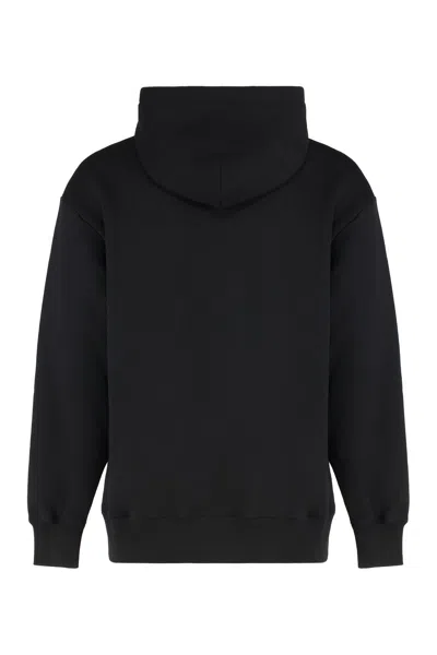 Valentino Garavani Sweatshirt With Le Chat De La Maison Patch In Black