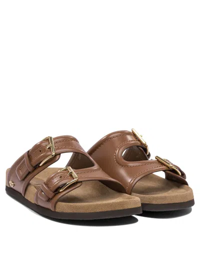 Valentino Vlogo-logo Leather Sandals
