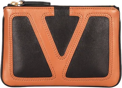 Valentino Garavani Viva Superstar Coin Purse In Black
