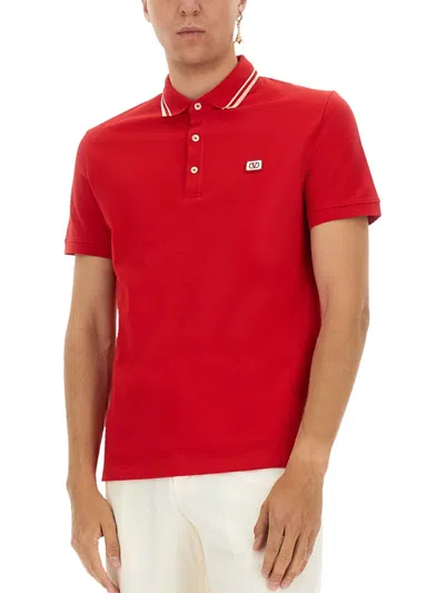 Valentino Polo Shirt With Signature Vlogo