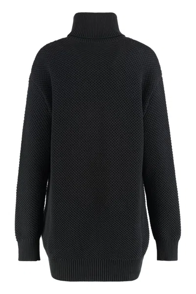 Versace Cotton Blend Turtleneck Sweater