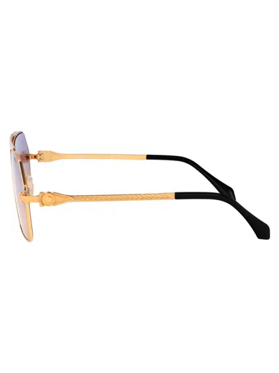 Versace Gold Metal Sunglasses
