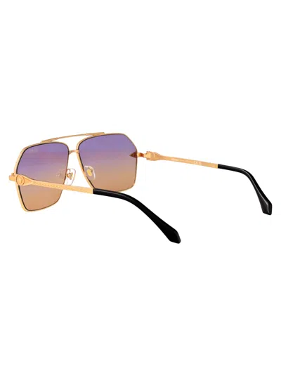 Versace Gold Metal Sunglasses