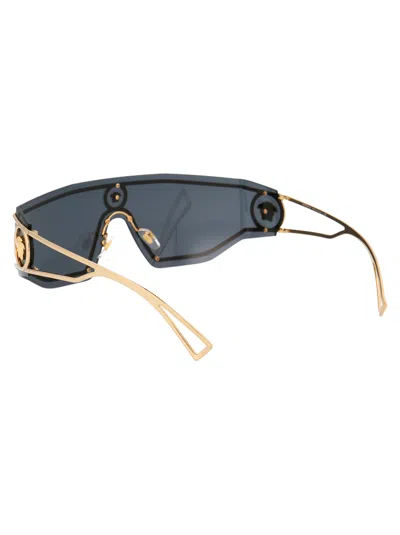 Versace Gold Metal Sunglasses