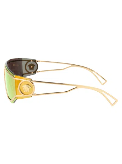 Versace Gold Metal Sunglasses