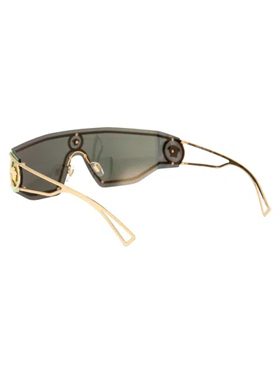 Versace Gold Metal Sunglasses