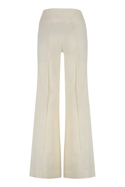 Versace Jeans Couture Straight-leg Trousers In Neutral