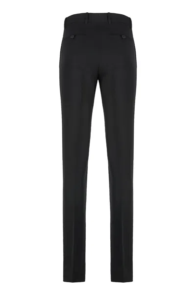 Versace Wool Tailored Trousers