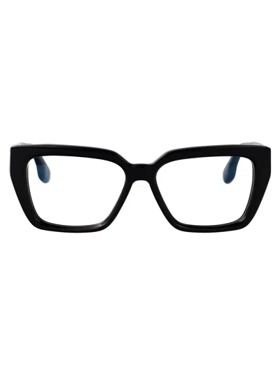 Victoria Beckham Square-frame Glasses In Black
