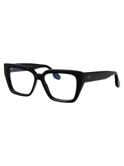 Victoria Beckham Square-frame Glasses In Black