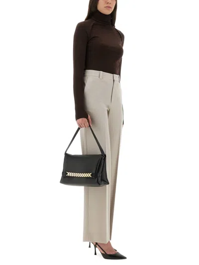 Victoria Beckham Turtle Neck Sweater In Brown