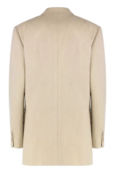 Victoria Beckham Knit Jacket With Double-breasted Lapel Collar