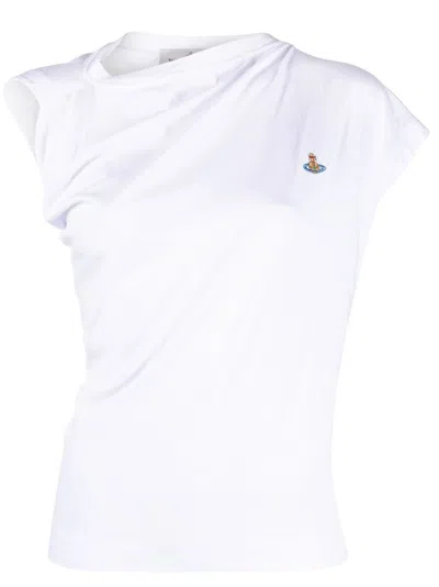 Vivienne Westwood Hebo Asymmetric Cotton Jersey T-shirt