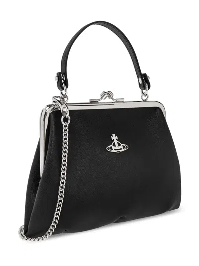 Vivienne Westwood Grained Texture Granny Frame Purse