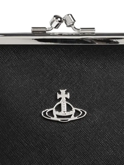 Vivienne Westwood Grained Texture Granny Frame Purse