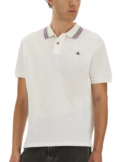Vivienne Westwood Ribbed Collar Short Sleeves T-shirt