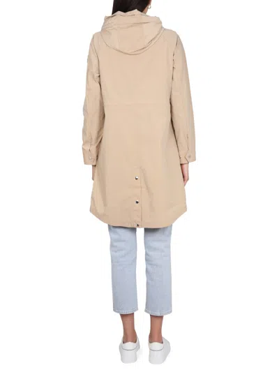 Woolrich Summer Parka With Long Length And Hood