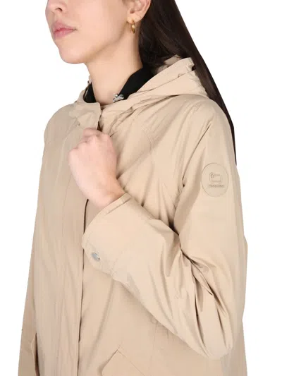 Woolrich Summer Parka With Long Length And Hood