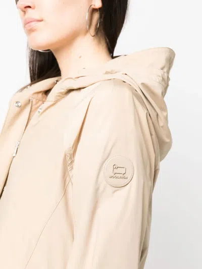 Woolrich Summer Parka With Long Length And Hood