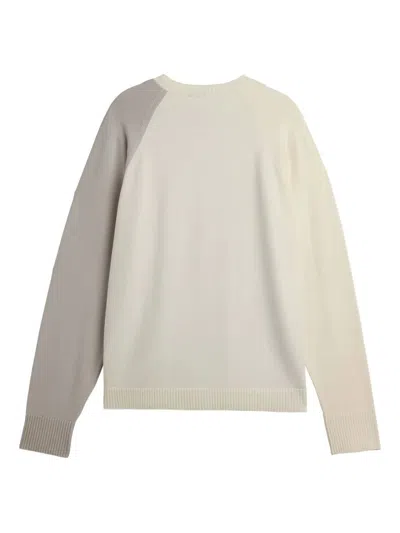 Y-3 Logo-embossed Colour-block Sweater
