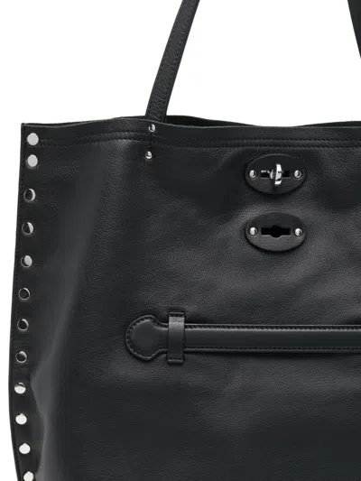 Zanellato 'a' Spasso Saeta' Medium Bag In Black