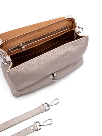 Zanellato Postina Daily Small Leather Handbag In Pink