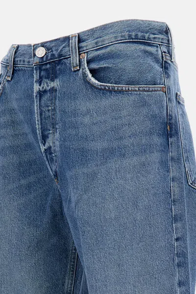 Agolde Sky Blue 90 Jeans In Blue
