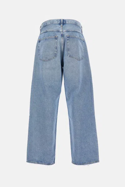 Agolde Sky Blue Fusion Jeans In Blue