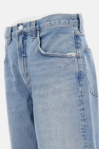Agolde Sky Blue Fusion Jeans In Blue