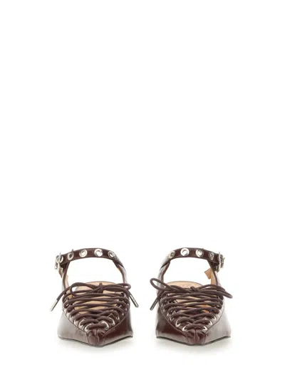 Ganni Mule Lace-up