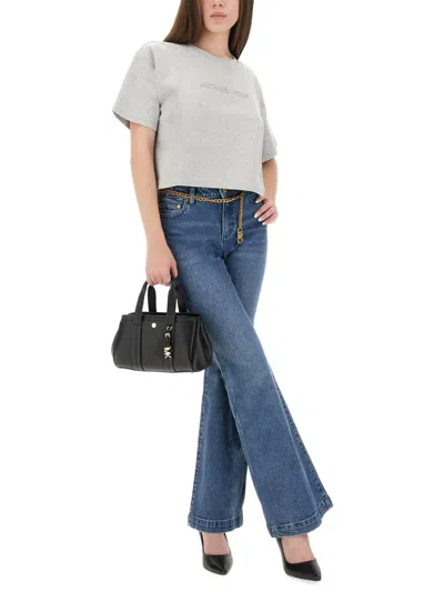 Michael Kors Flared Jeans With Belt