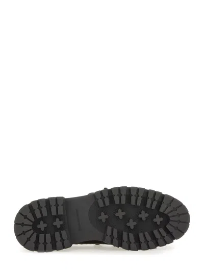 Alexander Wang Brown Cow Leather Loafers In Brown