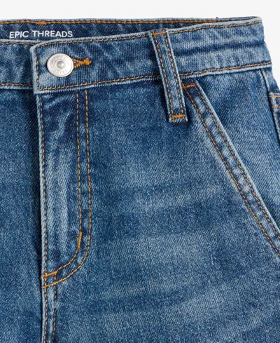 Epic Threads Little & Big Girls Cropped Wide-leg Jeans, Exclusively At Macy's In Blue