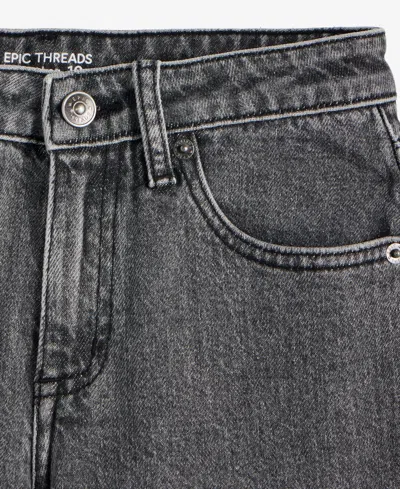 Epic Threads Little & Big Girls Lulu Wide-leg Jeans, Exclusively At Macy's In Black