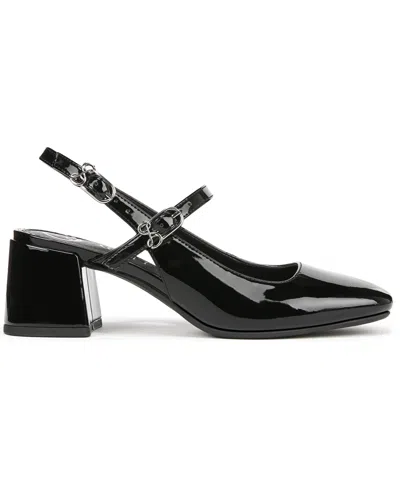 Sam & Libby Women's Grace Block Heel Slingback Mary Jane Pumps