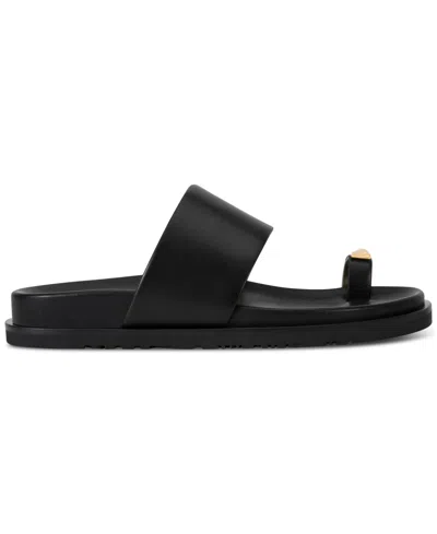 Donna Karan Women's Hooper Toe Ring Sandals In Black