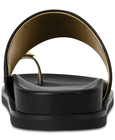 Donna Karan Women's Hooper Toe Ring Sandals In Black
