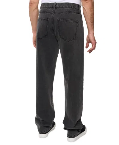 Lazer Men's Dax Relaxed Fit Jeans In Black