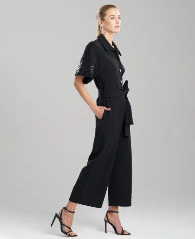 Natori Women's Belted Straight-leg Jumpsuit