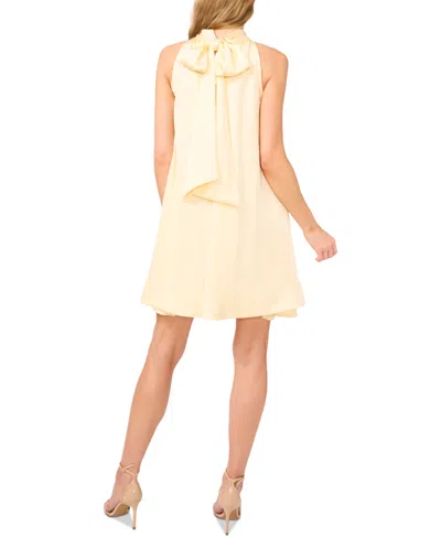 Cece Women's Satin Halter-neck Trapeze Mini Dress