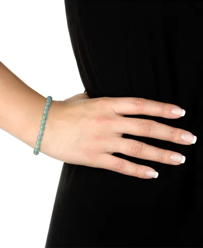 Macy's 3-pc. Set Dyed Green Jade Collar Necklace, Bracelet, & Stud Earrings