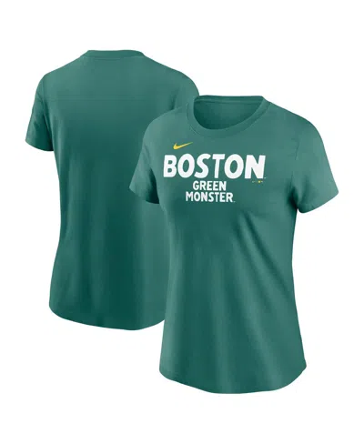 Nike Women's Green Boston Red Sox 2025 City Connect Wordmark T-shirt